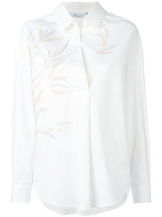 sequin floral pattern shirt Blumarine