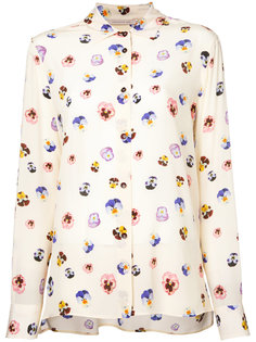 pansy-print classic shirt Christopher Kane