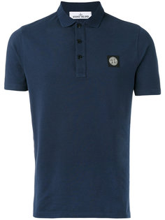 logo patch polo shirt Stone Island