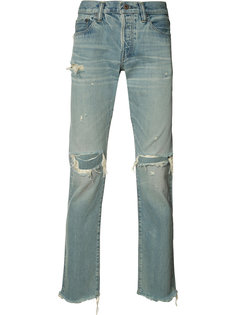 джинсы с потертой отделкой Simon Miller
