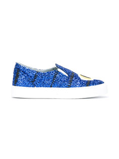eye embroidered sneakers Chiara Ferragni