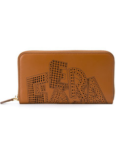 laser-cut logo wallet Salvatore Ferragamo