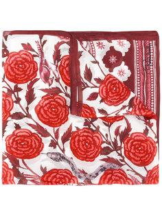 шарф с цветочным рисунком Roberto Cavalli