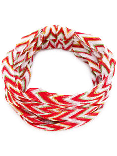 crochet knit turban headband Missoni