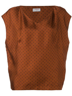 V-neck spot blouse Alberto Biani