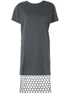 платье-футболка с сетчатым слоем Dries Van Noten