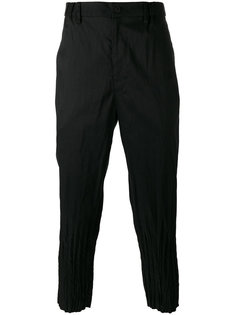 creased cuffs loose-fit trousers Issey Miyake Men