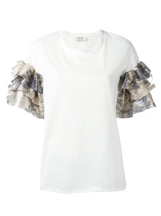 ruffle sleeve T-shirt Aviù