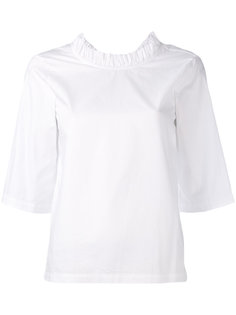 ruffle trim blouse  Lareida