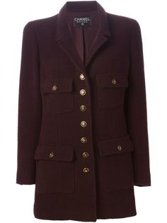 короткое пальто из букле Chanel Vintage