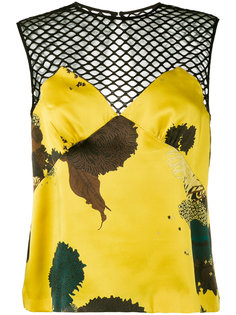 блузка с сетчатым слоем Dries Van Noten