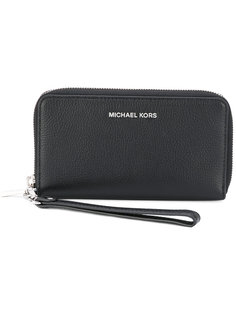 кошелек на молнии с логотипом Michael Michael Kors