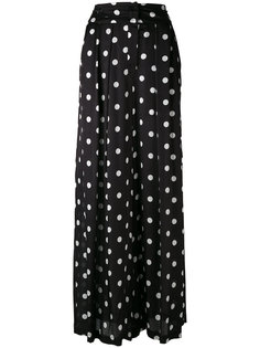 polka-dot wide-leg trosuers Christian Wijnants