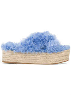 platform espadrille sandals  Miu Miu