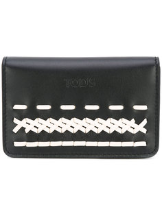contrast embroidered wallet Tods Tod`S