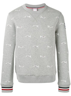 trumpet print sweatshirt Moncler Gamme Bleu