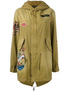 tattoo print parka coat Mr &amp; Mrs Italy