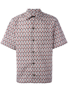 geometric print shortsleeved shirt Prada