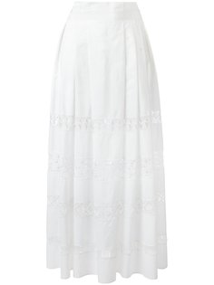 юбка с вышивкой  Alberta Ferretti