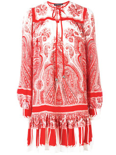 paisley print dress Alexander McQueen
