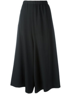 укороченные широкие брюки  Yohji Yamamoto