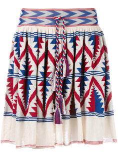 knitted Aztec design skirt Laneus