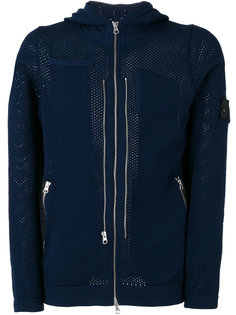 mesh zipped hoddie Stone Island Shadow Project