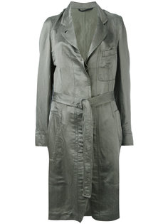 tie-waist trench coat Ann Demeulemeester