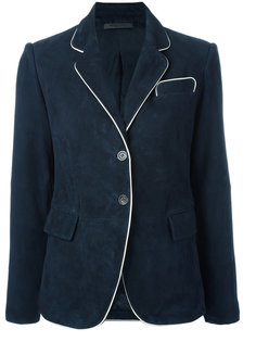 piped trim blazer Simonetta Ravizza
