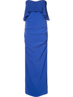 вечернее платье без бретелек Nicole Miller