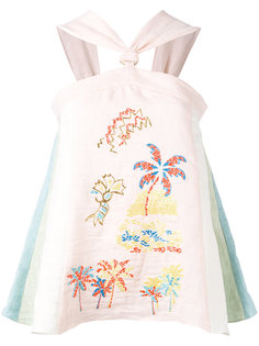 блузка с вышивкой Peter Pilotto