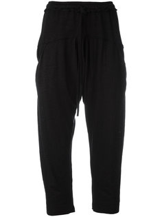 drop-crotch cropped trousers Lost &amp; Found Ria Dunn