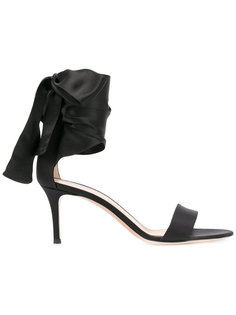 GIANVITO ROSSI G60021 BLACK ??? Viscose/Leather/Leather Gianvito Rossi