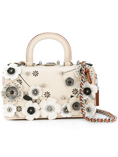 flower embellished tote Coach