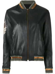 contrast panel bomber jacket Mr &amp; Mrs Italy