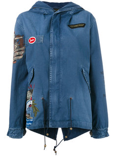 patched denim jacket  Mr &amp; Mrs Italy