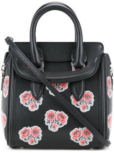 сумка-тоут Mini Heroine с цветами Alexander McQueen