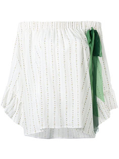 ribbon embellished blouse Maurizio Pecoraro