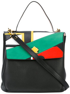 Reversible Swallows Pop Inlaid tote Giancarlo Petriglia