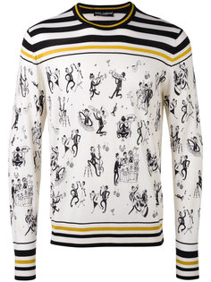 свитер с рисунком Jazz Club Dolce &amp; Gabbana