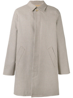 checked button-up coat A.P.C.