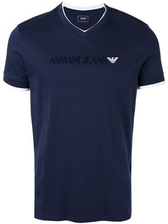 футболка с логотипом Armani Jeans