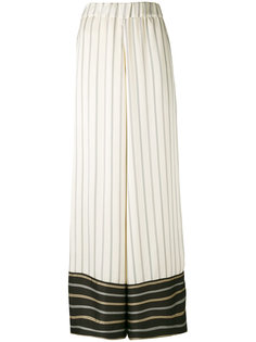 contrast striped trousers Antonio Marras