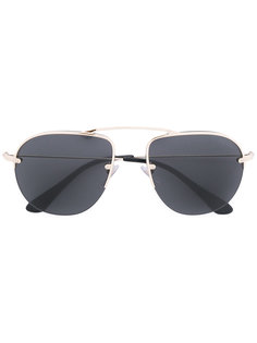 солнцезащитные очки-авиаторы Prada Eyewear