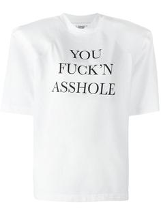 структурированная футболка Vetements