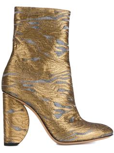 жаккардовые ботинки  Dries Van Noten