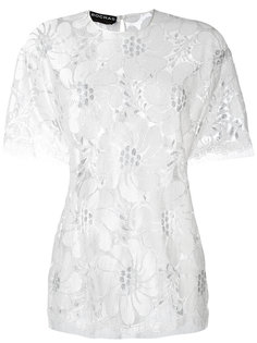 sheer lace T-shirt Rochas