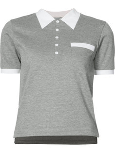collar print polo shirt Thom Browne