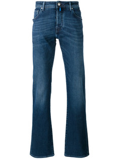 прямые джинсы с эффектом кислотной стирки  Jacob Cohen