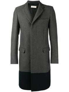 двухцветное пальто Dries Van Noten